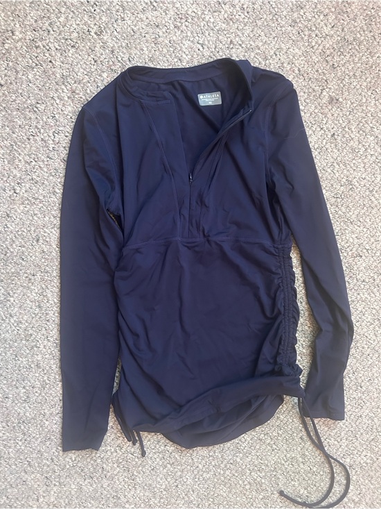 Athleta Tops - Athleta Navy Zip-Up Athletic Jacket